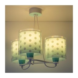 Dalber 41007H - Lustră copii DOTS 3xE27/60W/230V