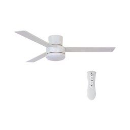 Ventilator LED de tavan BAYSIDE 213037 LAGOON GX53/17W/230V alb + telecomandă