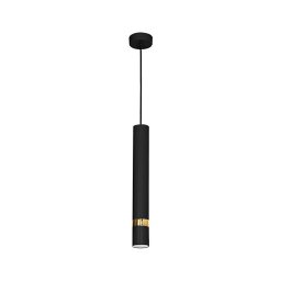 Lustru cu cablu JOKER 1xGU10/25W/230V negru/auriu