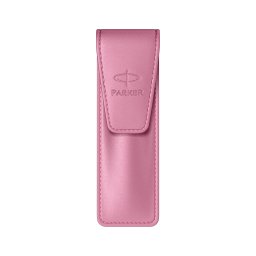 Etui Parker din piele nappa, roz perlat