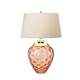 Veioză clasica, portocaliu, abajur taupe, Samara, E27, 1x60W, LED GU10, 1x7W, H:71 cm, QN-SAMARA-TL-SLM