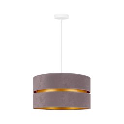 Lustră pe cablu Duolla DUO 1xE27/15W/230V d. 40 cm gri