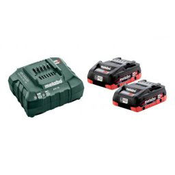 Set acumulatori 18 V + incarcator Metabo , 2 acumulatori 4.0 Ah LiHD ,cod,685163000