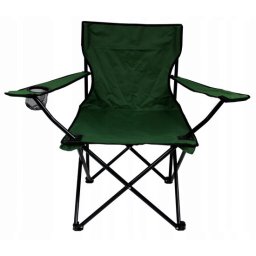 Scaun pliabil gradina, camping, pescuit, verde, max 120 kg, 50x50x80 cm