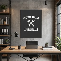 Tablou Motivational - Work Hard, Stay Humble