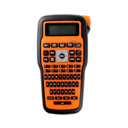 Imprimanta industriala portabila AIMO E1000 Portocalie pentru etichete Brother P-touch originale si compatibile cu latime pana la 12 mm, cabluri, tablouri electrice si echipamente