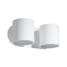 Sollux SL.0659 - Aplica de perete ORBIS 2xG9/40W/230V albă