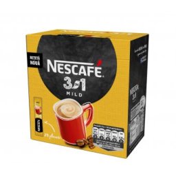Cafea Solubila Nescafe 3in1 Mild 15g, 24buc/cutie