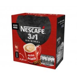 Cafea Solubila Nescafe 3in1 Original 15.5g, 24buc/cutie