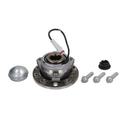 Butuc cu rulment roata fata Opel Astra H, model cu 5 prezoane, senzor ABS integrat SKF
