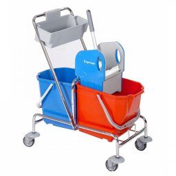 CARUCIOR, CADRU METALIC SI COS SUPERIOR CU DOUA GALETI 2X25L