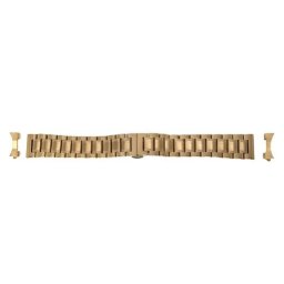 Bratara aurie deployant capat drept si curbat 18mm