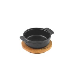 Mini-cratita rotunda cu suport Lava 11 cm