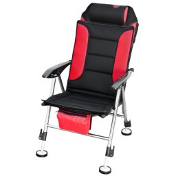 Scaun crap Baracuda BR, reglabil, rosu/negru