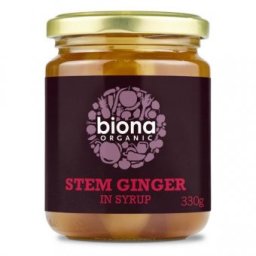 Muguri de ghimbir in sirop bio 330g Biona