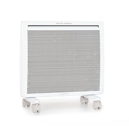 Klarstein Hot Spot Slimcurve Double Wave, încălzitor 2 în 1, 1000 W, cronometru săptămânal, alb (ACO7-HtSpSlmcrvDW10W)