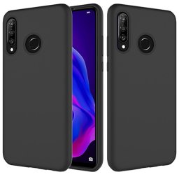 Husa Telefon Silicon Huawei P40 Lite E Liquid Black