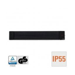 Radiator obscur IRD 1800, Telecomanda, Putere 1800W, Timer, 3 Trepte de incalzire, Protectie IP55, Lampa de control