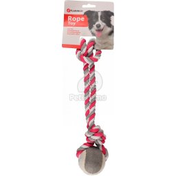 Minge tenis cu sfoară Flamingo Jim Pull Rope - pink S