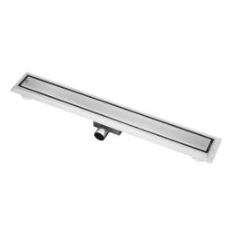Rigola dus Ermetiq 80 cm, cu gratar inox, 50 mm cu izolatie, Model S (faiantabil)