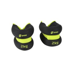 Greutati pentru incheieturi si glezne din neopren, 2 kg set 2 bucati