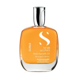 Ulei tratament pentru par cret sau ondulat Alfaparf Semi di Lino Curls Multi-Benefit, 100 ml