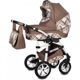 Carucior 3 in 1 Vessanti Flamingo Easy Drive - Brown