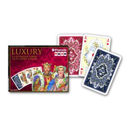 Carti de joc Luxury, Piatnik (Austria), 2 pachete in cutie de lux