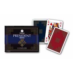 Carti de joc "President", Piatnik (Austria), 2 pachete a 52 de carti + 3 jokeri