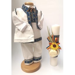 Set Traditional Botez - Costumas baiat Lumanare baiat Ludovic