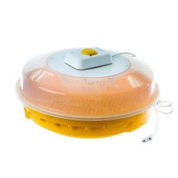 Incubator Electric IO-102 pentru Ouă – Găină, Prepeliță, Rață, Curcă Întoarcere Manuală, Control Automat al Temperaturii & Capac Transparent