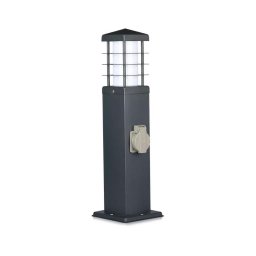 Lampă de exterior cu prize 1xE27/13W/230V IP44