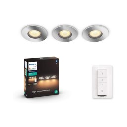 Philips - Set 3x LED lămpi baie dimabile 1xGU10/5W/230V IP44 + DO