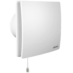 Ventilator ELICENT ELEGANCE 120PC, Diametru racord 119 mm, Clapeta antiretur, Cordon pentru pornit/oprit, Motor Long Life 30000h, Fabricatie Italia, Debit 165mc/h