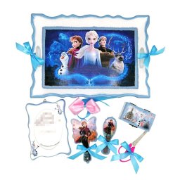 Set Tavita Mot Elsa, 7 piese, nepersonalizat pentru aniversarea de 1 an a fetitei, DSPH1619
