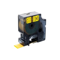 Tub termocontractabil compatibil DYMO Rhino galben 19 mm pentru identificarea si etichetarea cablurilor electrice 18058