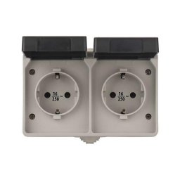 Priză de exterior SCHUKO 250V/16A IP44 2Z