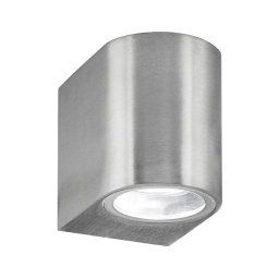 Searchlight - Aplică perete exterior LED LEDO 1xGU10/3W/230V IP44 argintiu