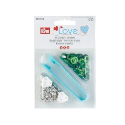 Capse jersey/21 buc/ 8 mm/ cod 390703, colectia Prym love