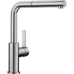 Baterie Blanco LANORA-S cu dus detasabil, inox periat