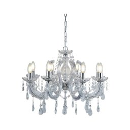 Searchlight 399-8 - Candelabru cu lanț MARIE 8xE14/40W/230V
