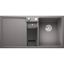 Chiuveta granit bucatarie Blanco COLLECTIS 6 S cu cos de sortare plastic cu capac