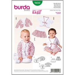 9410 Tipar fustita/bluza copii Burda