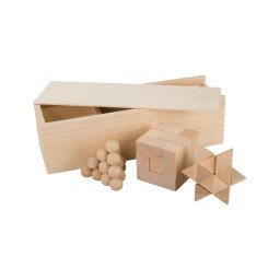 Magic puzzle, 240×78×66 mm, Everestus, 20FEB8643, Lemn, Natur