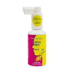Gatul Meu - spray de gat - tratament natural raceala - Adulti - 20 ml