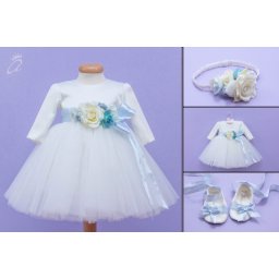 Set botez 3 piese Frozen Flowers