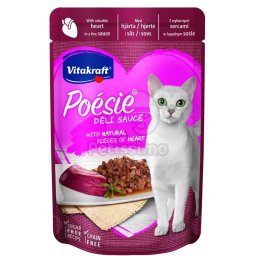 Vitakraft Poésie Déli Sauce cu inimi pentru pisici 85 g