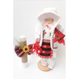 Set Traditional Botez - Costumas fetita Lumanare 5