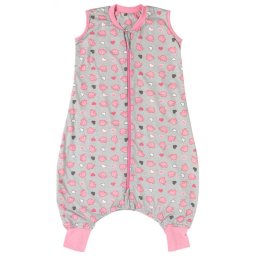 Sac de dormit cu picioruse Pink Elephant 3-4 ani 0.5 Tog