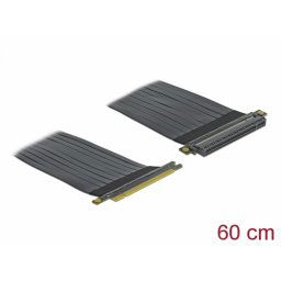 Riser Card PCI Express x16 la x16 + cablu flexibil 60cm, Delock 85765